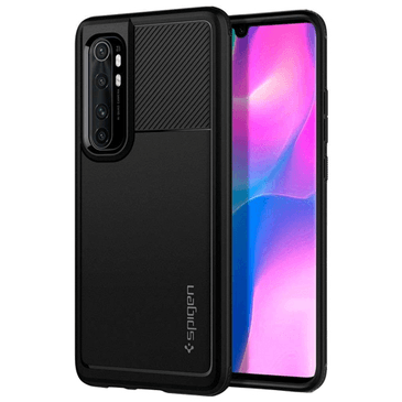 Spigen Rugged Armor Case Preto Xiaomi Mi Note 10 Lite