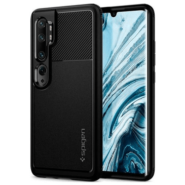 Spigen Rugged Armor Case Svart Xiaomi Mi Note 10/Note 10 Pro