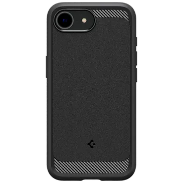 Spigen Rugged Armor MagFit TPU Back Cover Black Apple iPhone 16e