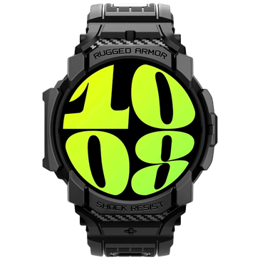 Spigen Rugged Armor Pro Case Zwart Samsung Galaxy Watch 7 40mm Belsimpel