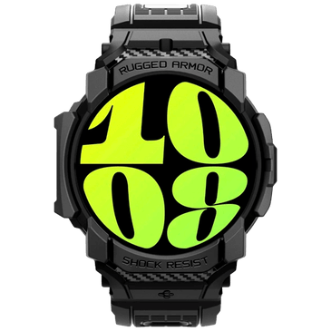 Spigen Rugged Armor Pro Case Black Samsung Galaxy Watch 7 44mm Gomibo