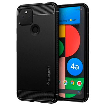Spigen Rugged Armor TPU Back Cover Black Google Pixel 4a 5G