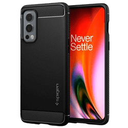 Spigen Rugged Armor TPU Back Cover Black OnePlus Nord 2 5G