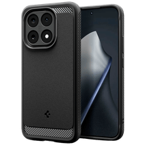 Spigen Rugged Armor TPU Back Cover Zwart Xiaomi 15T