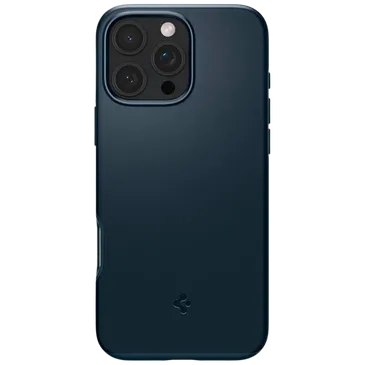 Spigen Thin Fit MagFit Plastique Back Cover Bleu Apple iPhone 16 Pro Max