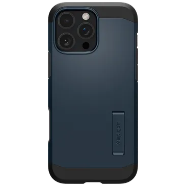Spigen Tough Armor T MagFit Plastique Back Cover Bleu Apple iPhone 16 Pro Max
