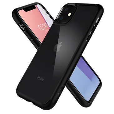 Spigen Ultra Hybrid Case Musta Apple iPhone 11