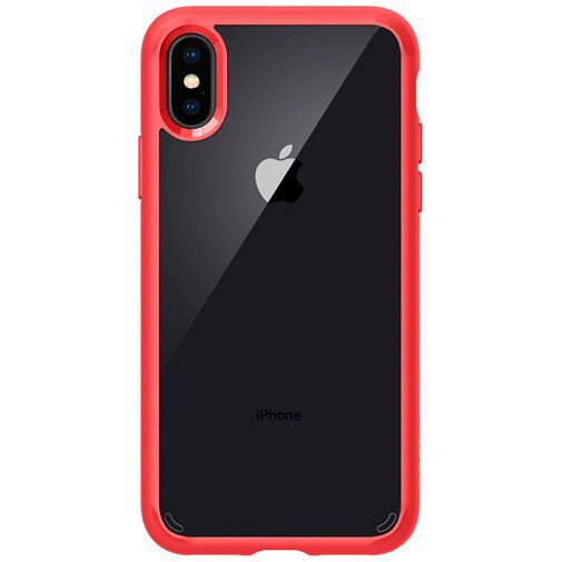 Spigen Ultra Hybrid Case Red Apple iPhone X