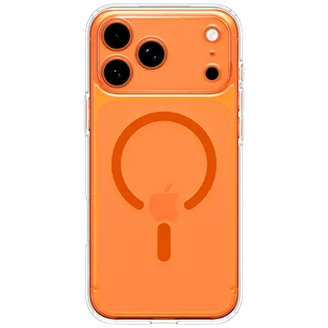 Spigen Ultra Hybrid MagFit Back Cover Transparente/Laranja Apple iPhone 17 Pro Max