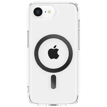 Spigen Ultra Hybrid MagFit Plastique Back Cover Transparent/Noir Apple iPhone 16e