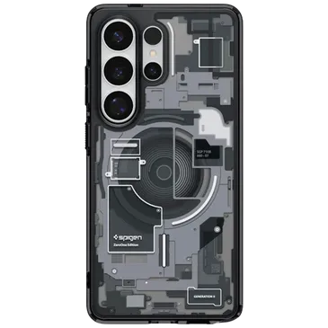 Spigen Ultra Hybrid MagFit Zero One TPU Back Cover Svart Samsung Galaxy S26 Ultra