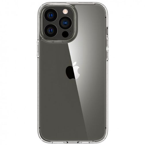 Spigen Ultra Hybrid [tecnología antiamarillamiento] funda para iPhone 13  Pro Max (2021), cristal transparente