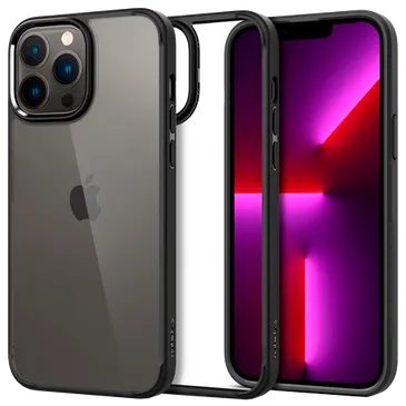 Spigen Ultra Hybrid TPU Back Cover Schwarz Apple iPhone 13 Pro Max