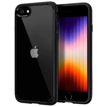 Spigen Ultra Hybrid TPU Back Cover Zwart Apple iPhone SE 2020/2022/ iPhone 7/ iPhone 8