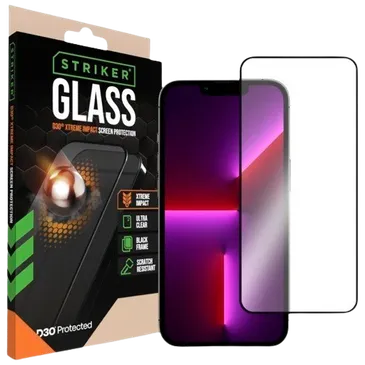 Striker D3O Tempered Glass Edge To Edge Screen Protector Apple iPhone 12/12 Pro