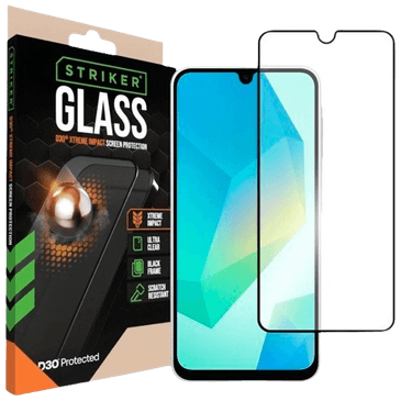 Striker D3O Tempered Glass Edge To Edge Screen Protector Samsung Galaxy A16 4G/5G/A26 5G