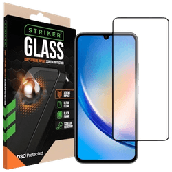 Striker D3O Tempered Glass Edge To Edge Screen Protector Samsung Galaxy A34 5G