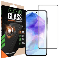 Striker D3O Tempered Glass Edge To Edge Screen Protector Samsung Galaxy A35 5G/A36 5G/A55 5G/A56 5G/S24 FE 5G