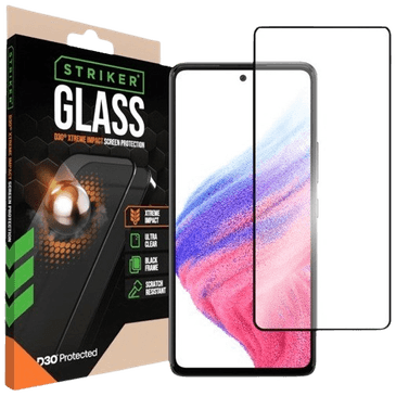 Striker D3O Tempered Glass Edge To Edge Screen Protector Samsung Galaxy A52/A52S 5G/A53 5G