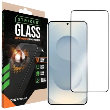 Striker D3O Tempered Glass Edge To Edge Screen Protector Samsung Galaxy S24 5G/S25 5G