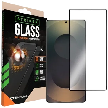 Striker D3O Tempered Glass Edge To Edge Screen Protector Samsung Galaxy S25 Ultra 5G