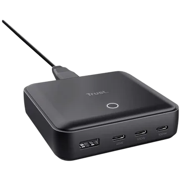 Trust Maxo USB 3-USB-C Fast Charger 100W Black