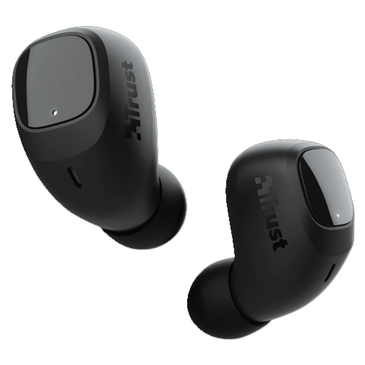 Stadion Draaien band Trust Nika Compact Wireless Earphones Black - Gomibo.pt