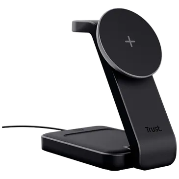 Trust Viro 3-In-1 Wireless Charger 15W Black