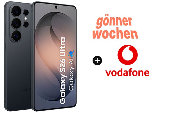 Hol Dir das Samsung Galaxy S26 Ultra mit Vodafone!