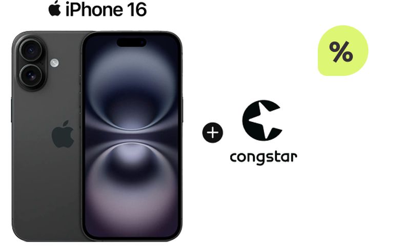Schnapp Dir das iPhone 16 mit congstar