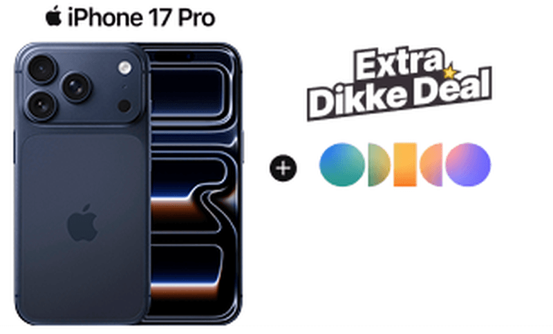 Tot €578,- korting op de iPhone 17 Pro