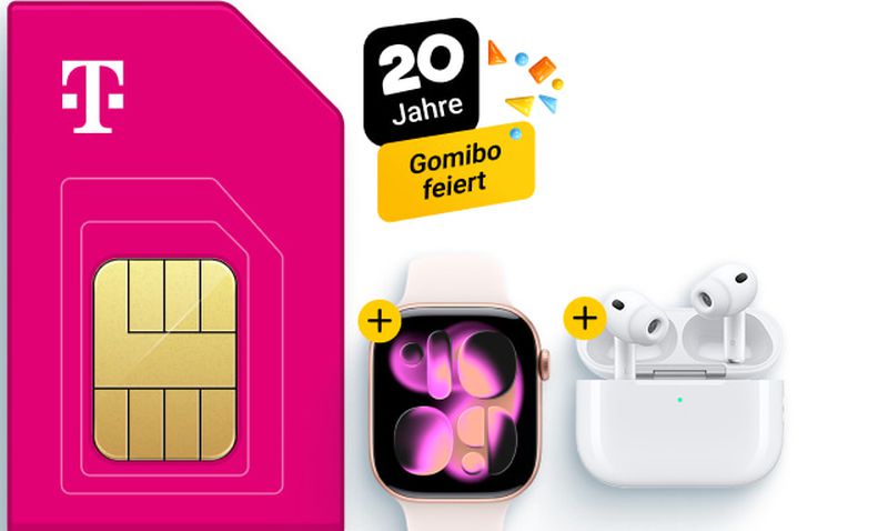 Erhalte eine Apple Watch 11 und Airpods Pro 3 mit Deinem Vertrag