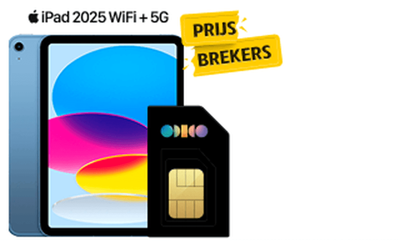 Overal online met de iPad 2025 11 WiFi + 5G
