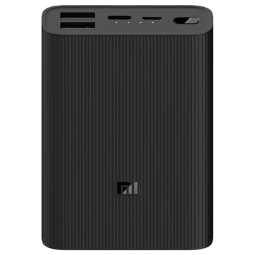 Xiaomi Mi 3 Ultra Compact USB-C Chargeur Rapide Batterie Externe 10000Mah  Noir