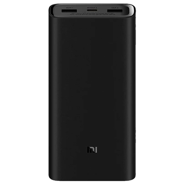 Xiaomi Mi Power Bank 3 USB-C Chargeur Rapide Batterie Externe 20000Mah Noir  