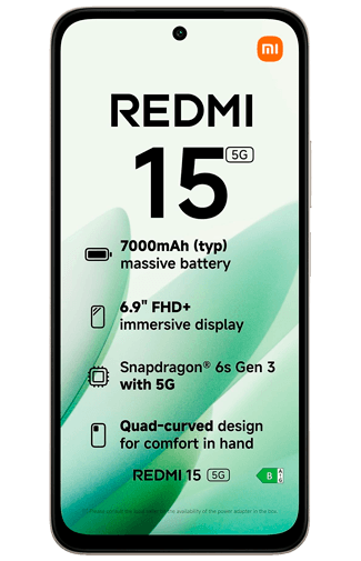 Xiaomi Redmi 15 5G 128GB Grijs