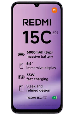 Xiaomi Redmi 15C 5G 256GB Violet