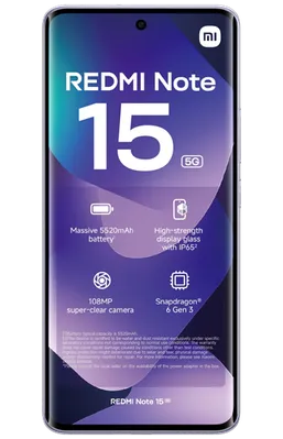 Xiaomi Redmi Note 15 5G 6GB/128GB Paars