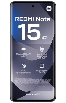 Xiaomi Redmi Note 15 5G 8GB/512GB Nero