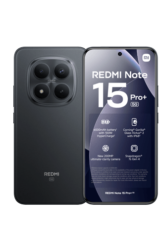 Xiaomi Redmi Note 15 Pro+ 5G 8GB/256GB Zwart - kopen - Belsimpel