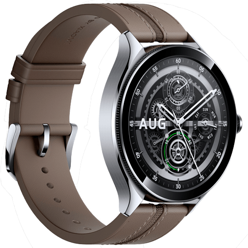 Xiaomi Watch 2 Pro 4G Silver Bruine Leren Strap Gomibo.pl