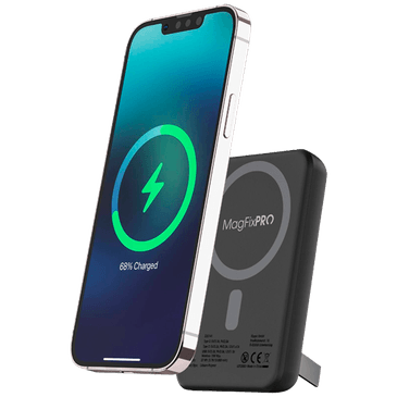 Xlayer Magfix Pro Wireless Fast Charger Powerbank with Stand 10.000mAh 20W Black