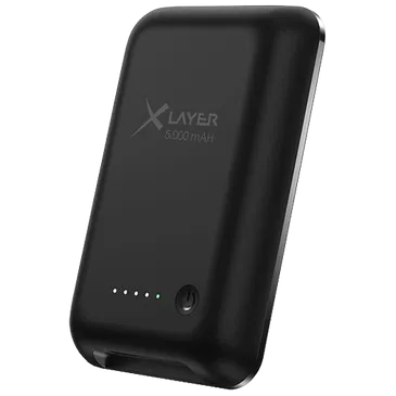 Xlayer Magfix Pro Wireless Fast Charger Powerbank 5.000Mah 20W Black