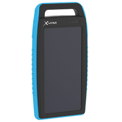 XLayer Solar Powerbank 15.000mAh Black