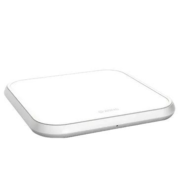 Zens Single Aluminium Wireless Quick Charger 10W White