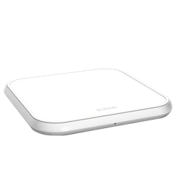 Zens Single Aluminium Wireless Quick Charger 10W White