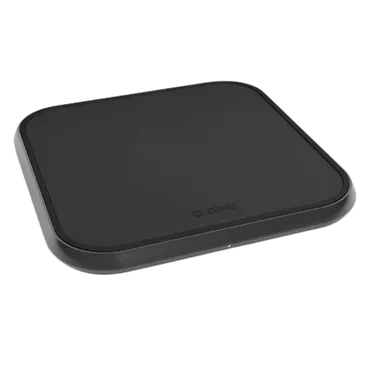 Zens Single Aluminium Wireless Quick Charger 10W Black